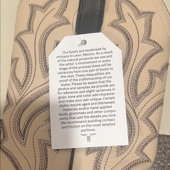 Lane Boots - Classic Square Boot - Jet Black and Pale Ivory - Striking, Stylish - Picture 5 of 10